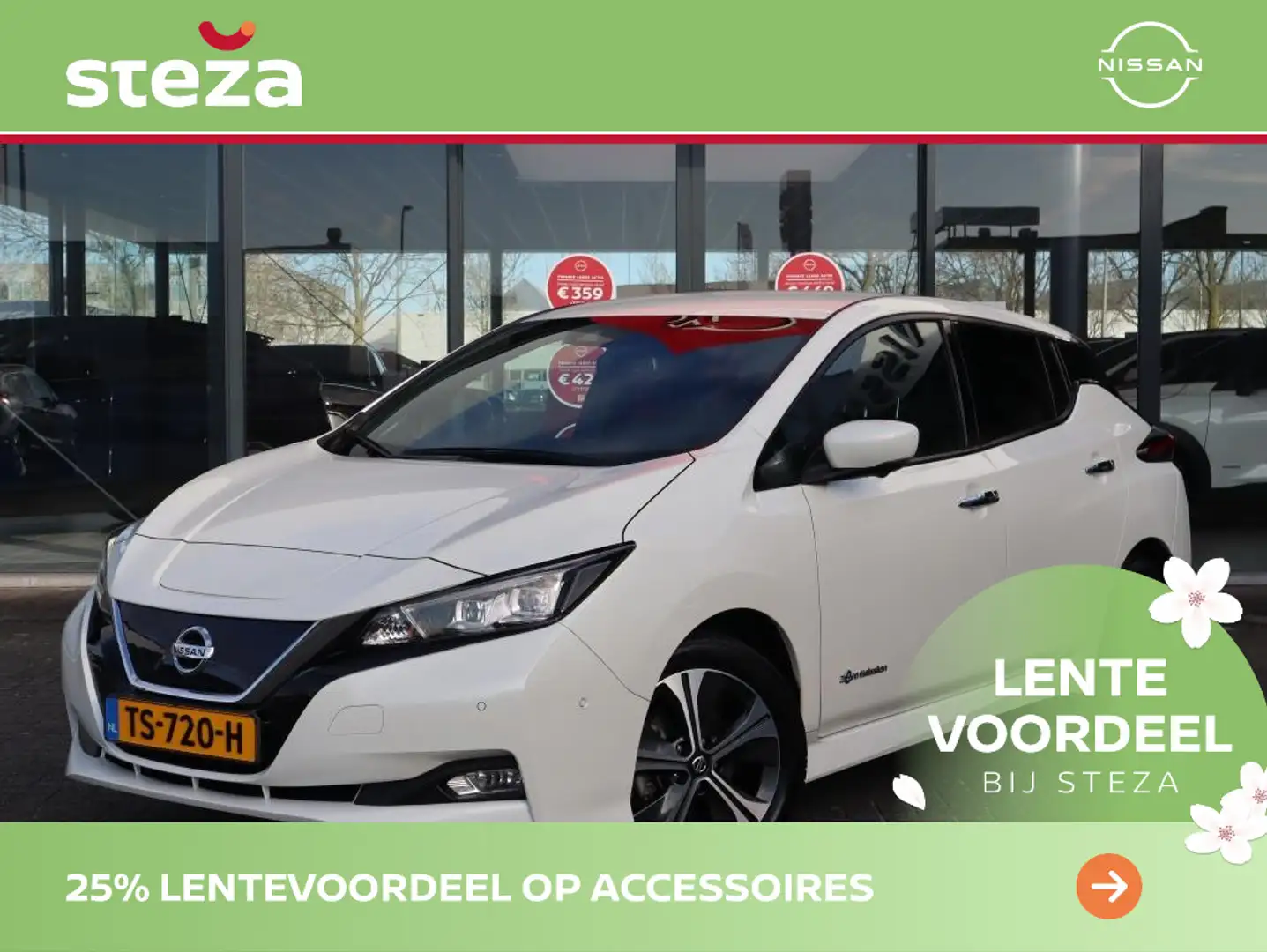 Nissan Leaf 40kwh 150PK Tekna | Pro-Pilot | BOSE Audio | Wit - 1