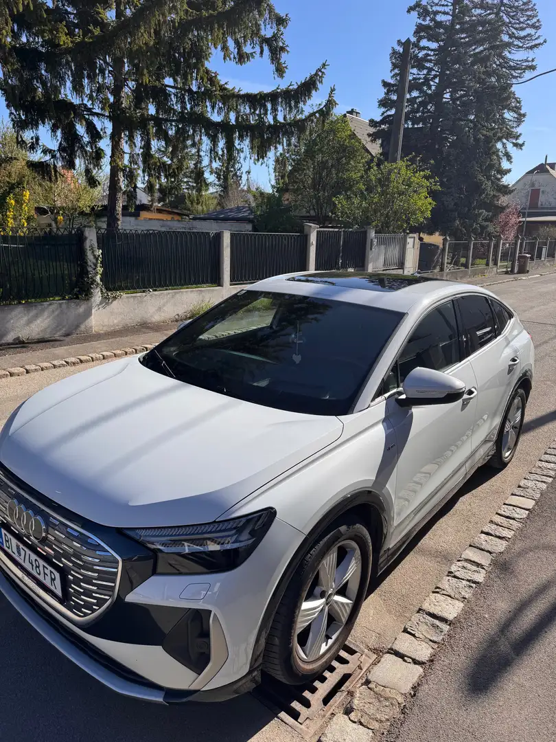 Audi Q4 e-tron Q4 50 e-tron Sportback S-line Weiß - 1