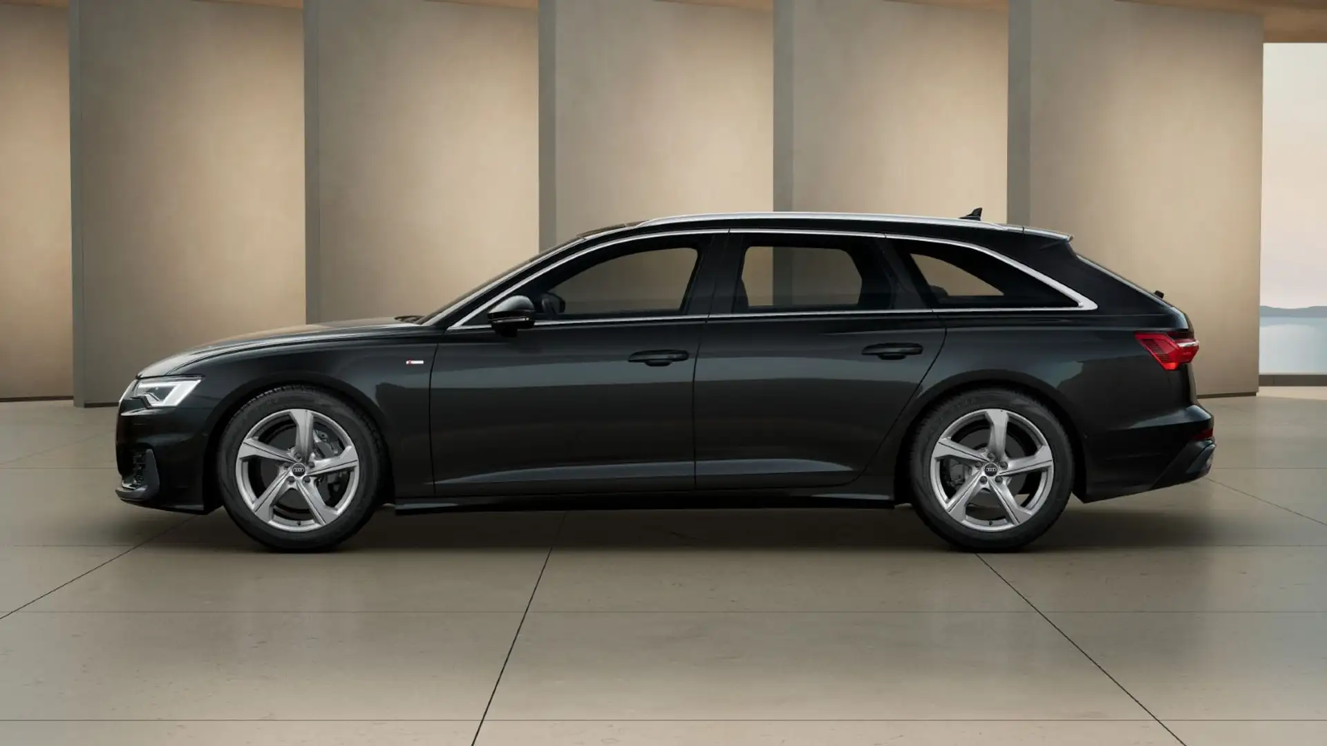 Audi A6 50 TDI quattro S line Matrix*Pano*RKF Schwarz - 2
