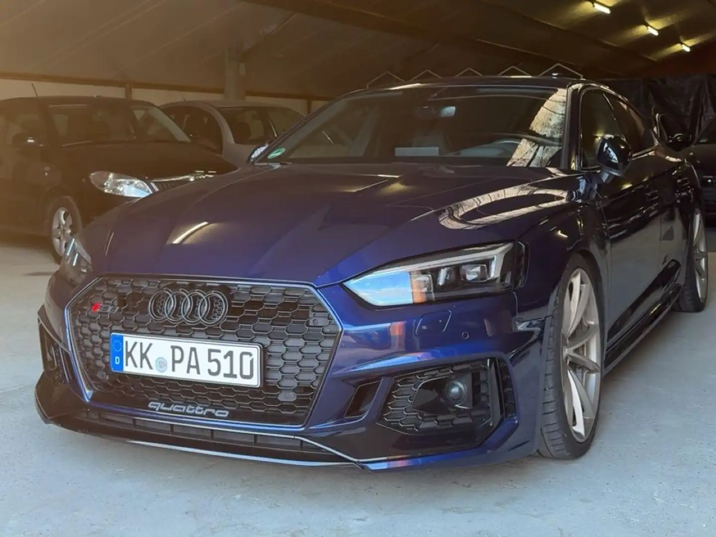 Audi RS5 2.9 TFSI Quattro APR, KW V3, TÜV 07.2027! Bleu - 2