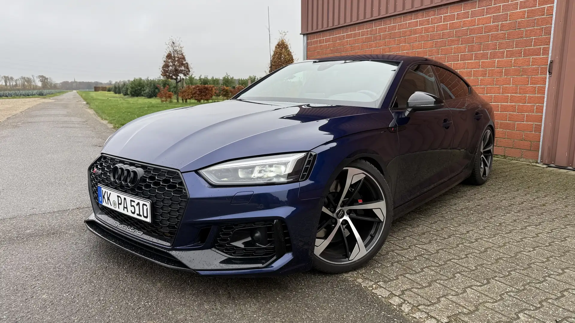 Audi RS5 2.9 TFSI Quattro APR, KW V3, TÜV 07.2027! Modrá - 1