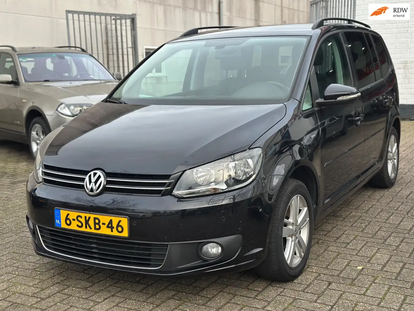 Volkswagen Touran 1.2 TSI Trendline BlueMotion Bj:2013 Navi ECC NAP Negro - 1