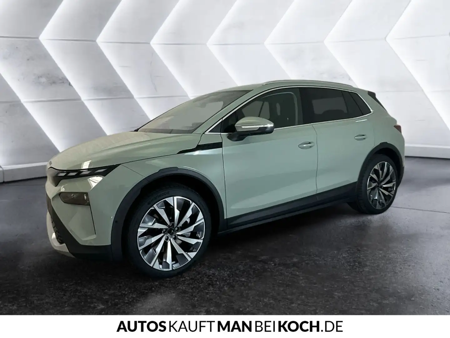 Skoda Elroq 85 MATRIX HUD AHZV MAXX WÄRMEPUMPE CANTON Vert - 2