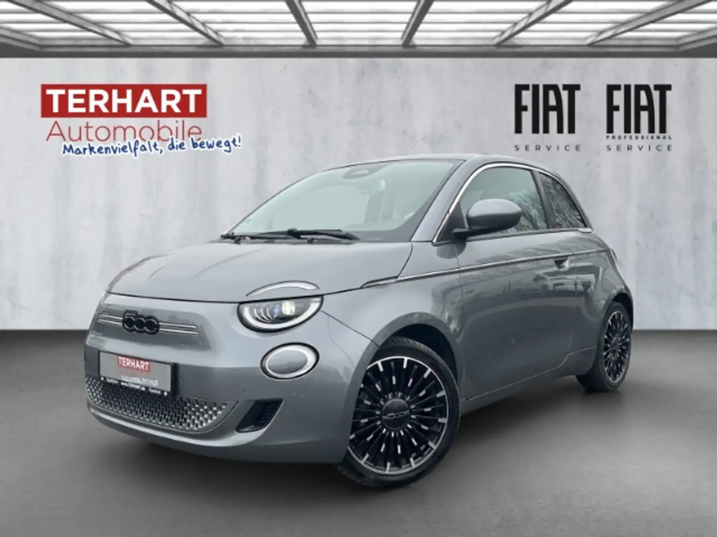 Fiat 500e La Prima/ACC/Glasdach/LED/Rückfahrkamera Grau - 1