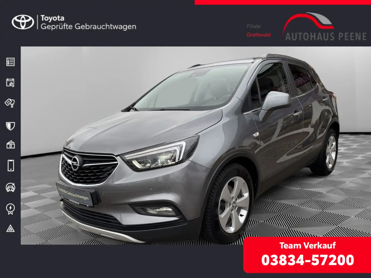 Opel Mokka X 1.4 Innovation INTELLILINK NAVI LED Grijs - 1