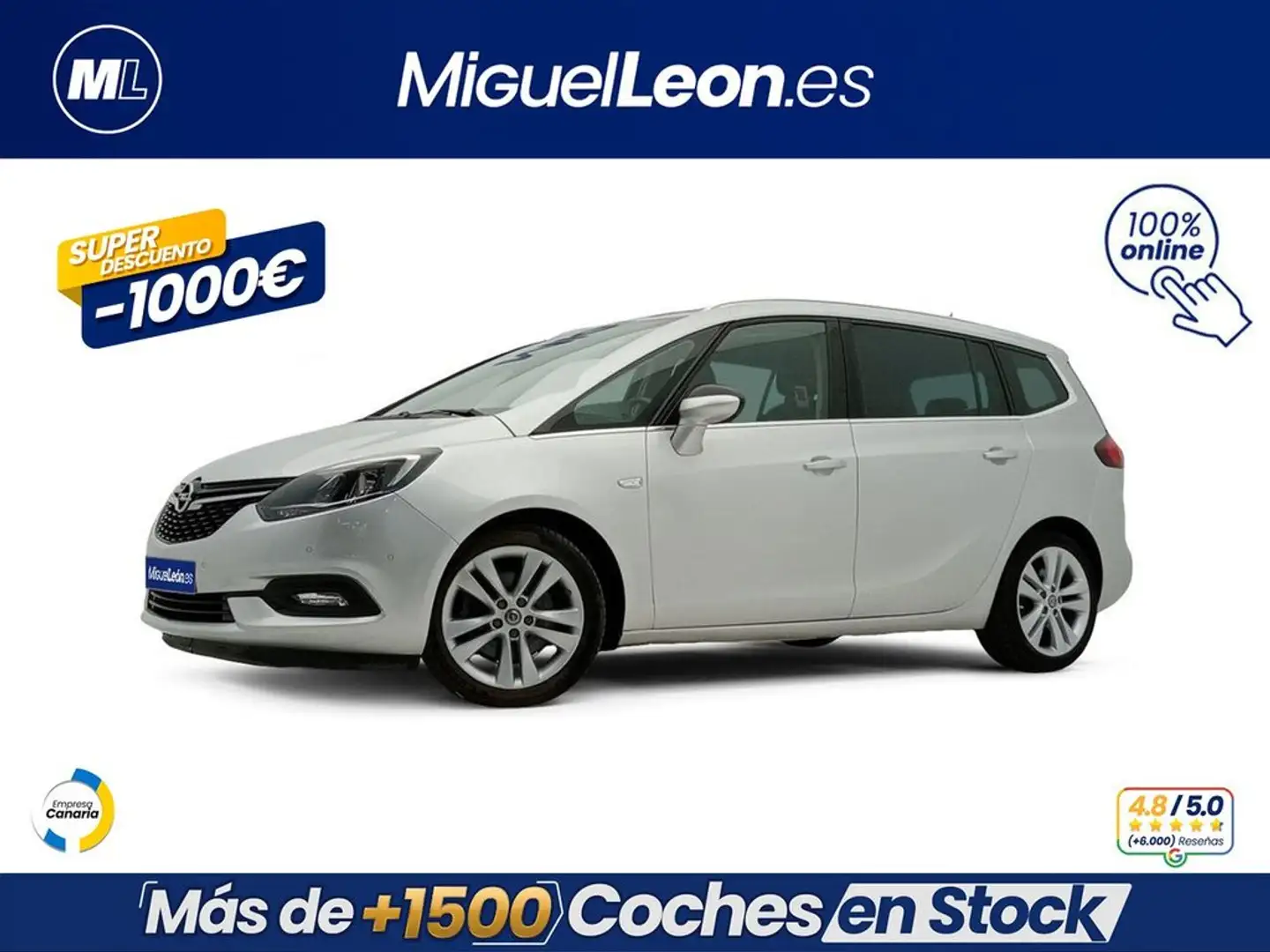 Opel Zafira 1.6 136cv Gris - 1