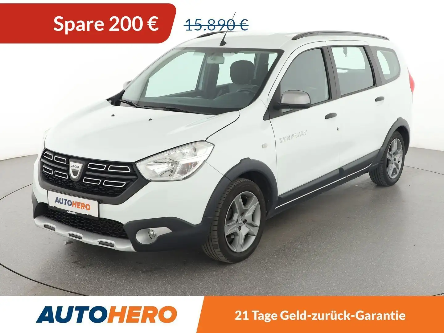 Dacia Lodgy 1.5 Blue dCi Stepway Plus *NAVI*CAM*SHZ*TEMPO* Weiß - 1