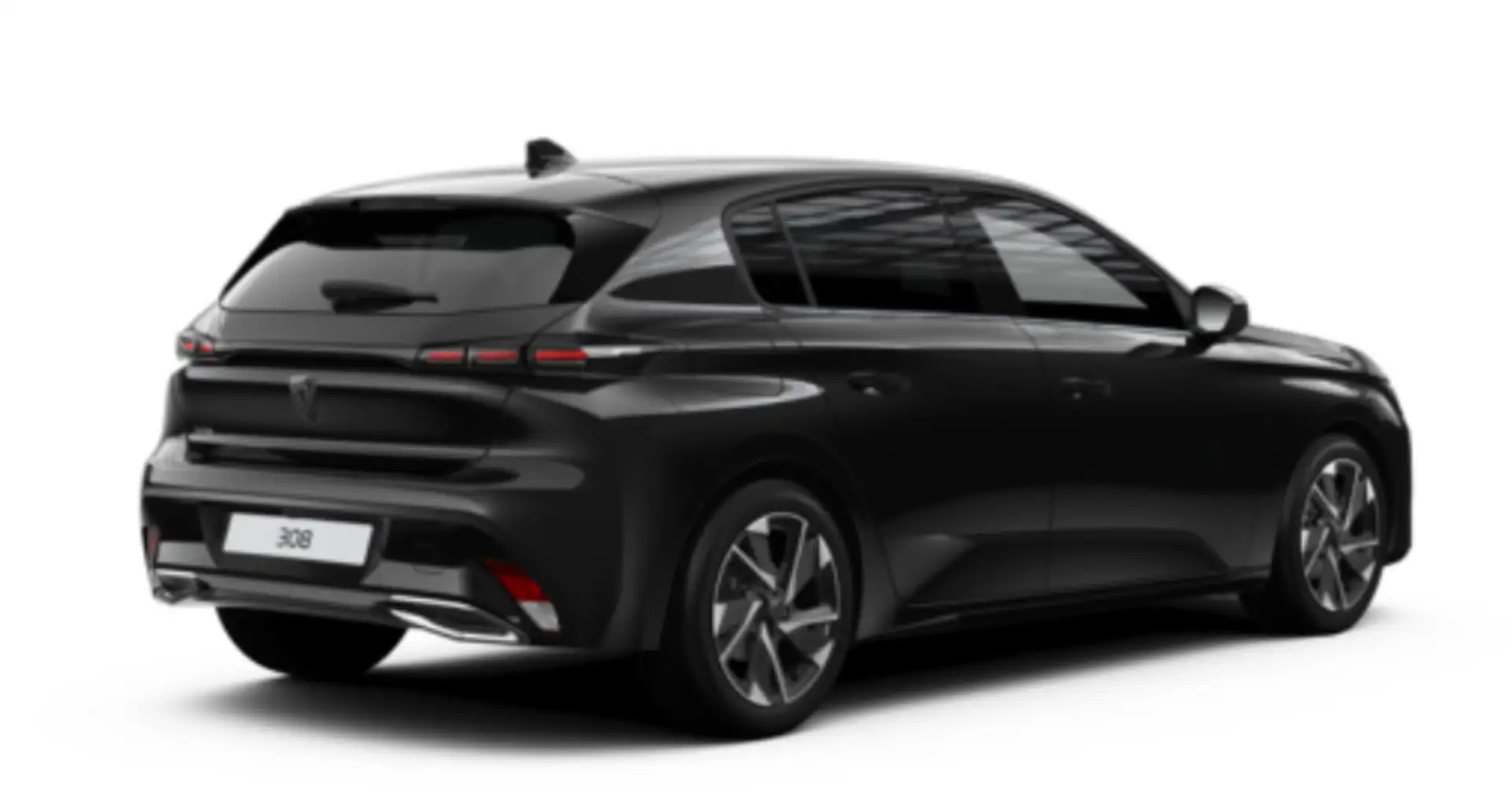 Peugeot 308 III PureTech 130 S&S EAT8 ALLURE PACK Noir - 2