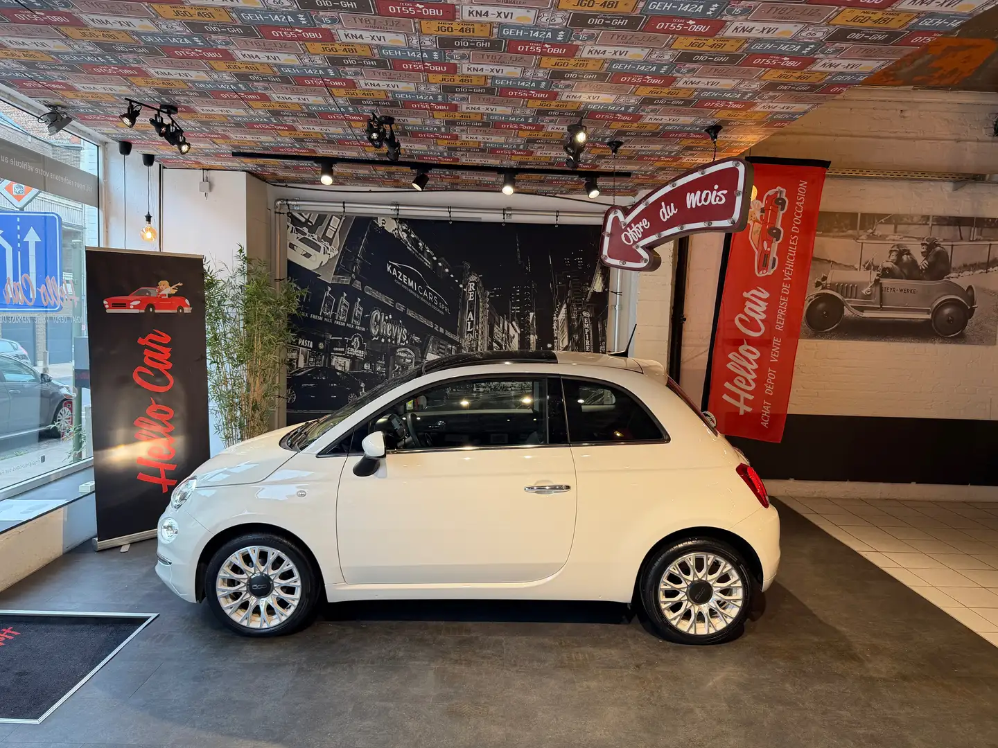 Fiat 500 500 1.0i MHEV Dolcevita * PANO * CUIRS * CARPLAY Blanco - 2