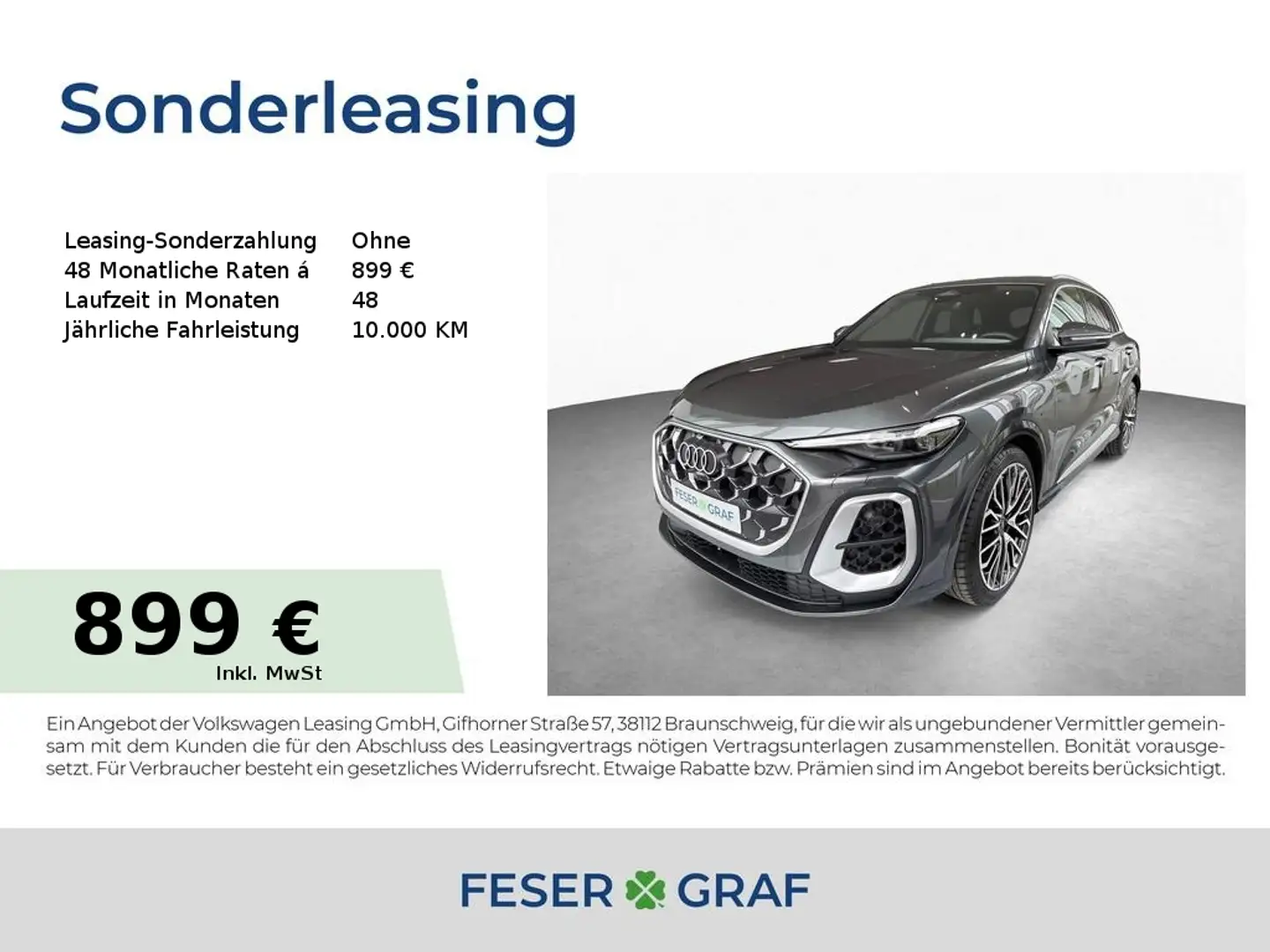 Audi SQ5 TFSI 270kW S tronic *S line*Tech pro* Pano* Grau - 1