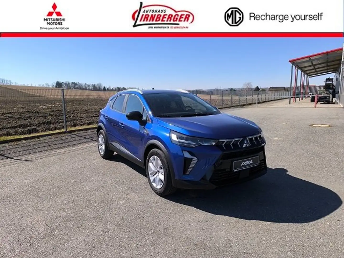 Mitsubishi ASX 1,0 MPI-T Invite Blau - 1
