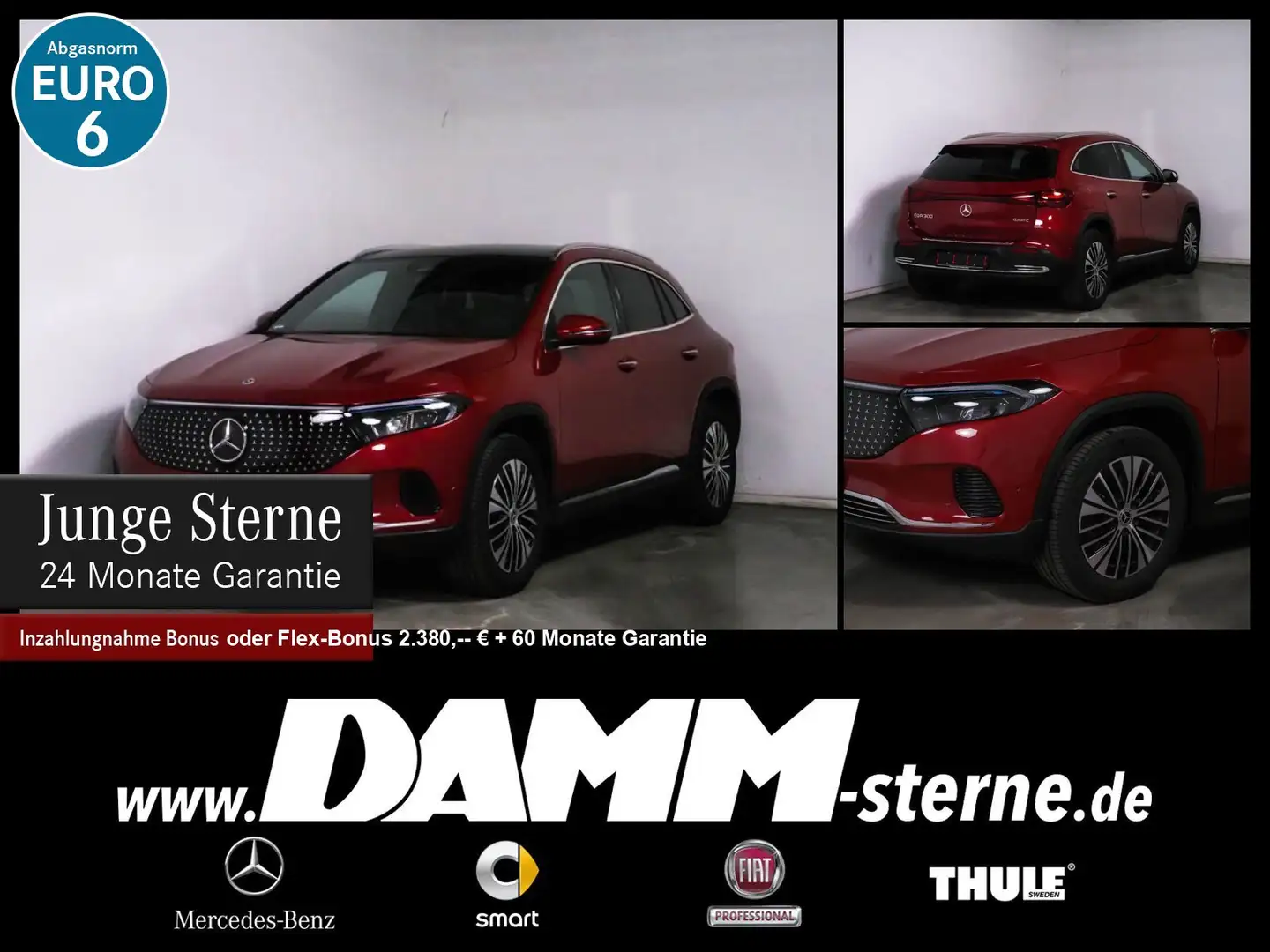 Mercedes-Benz EQA 300 EQA 300 4M ElectricArt +/AHK/Pano/MEMORY/+ Flex Rot - 1