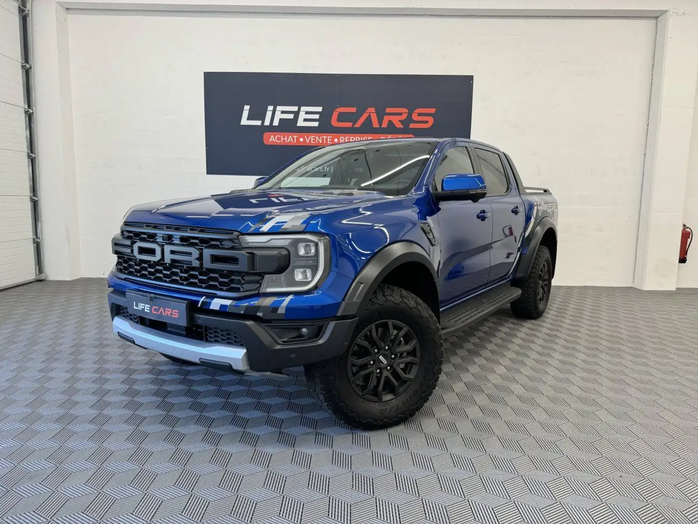 Ford Ranger 4x4 RAPTOR 3.0l V6 Ecoboost 292cv 2023 2eme main P Albastru - 2