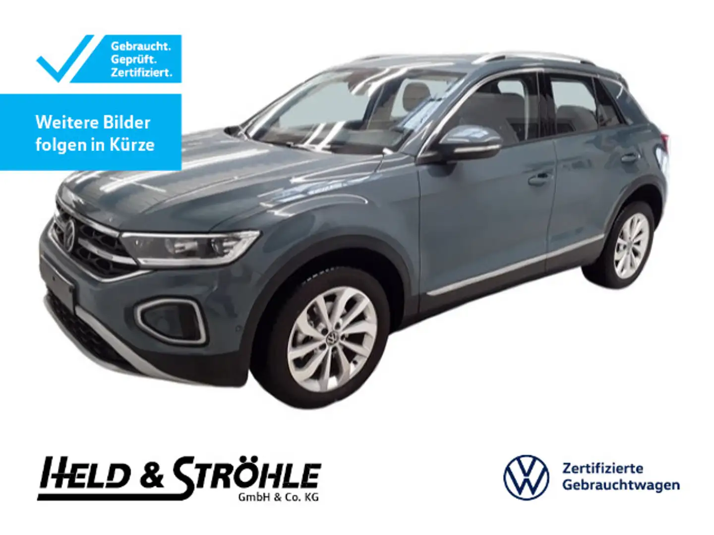 Volkswagen T-Roc Style 1.0 TSI LED+ NAV KAM E-KLAPPE PDC Blau - 1