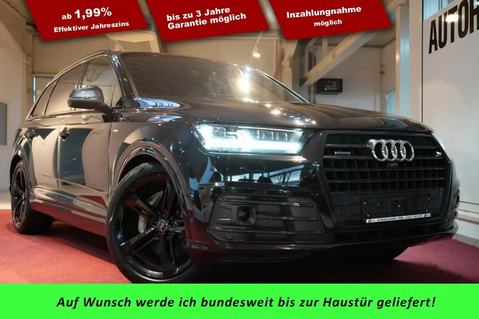 Audi Q7 50 quattro S-Line *7-Sitzer*LED*Navi*Kamera* Zwart - 1