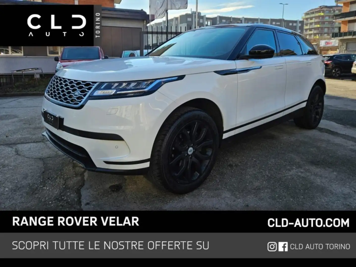 Land Rover Range Rover Velar 2.0 TD4 180 CV Blanc - 1