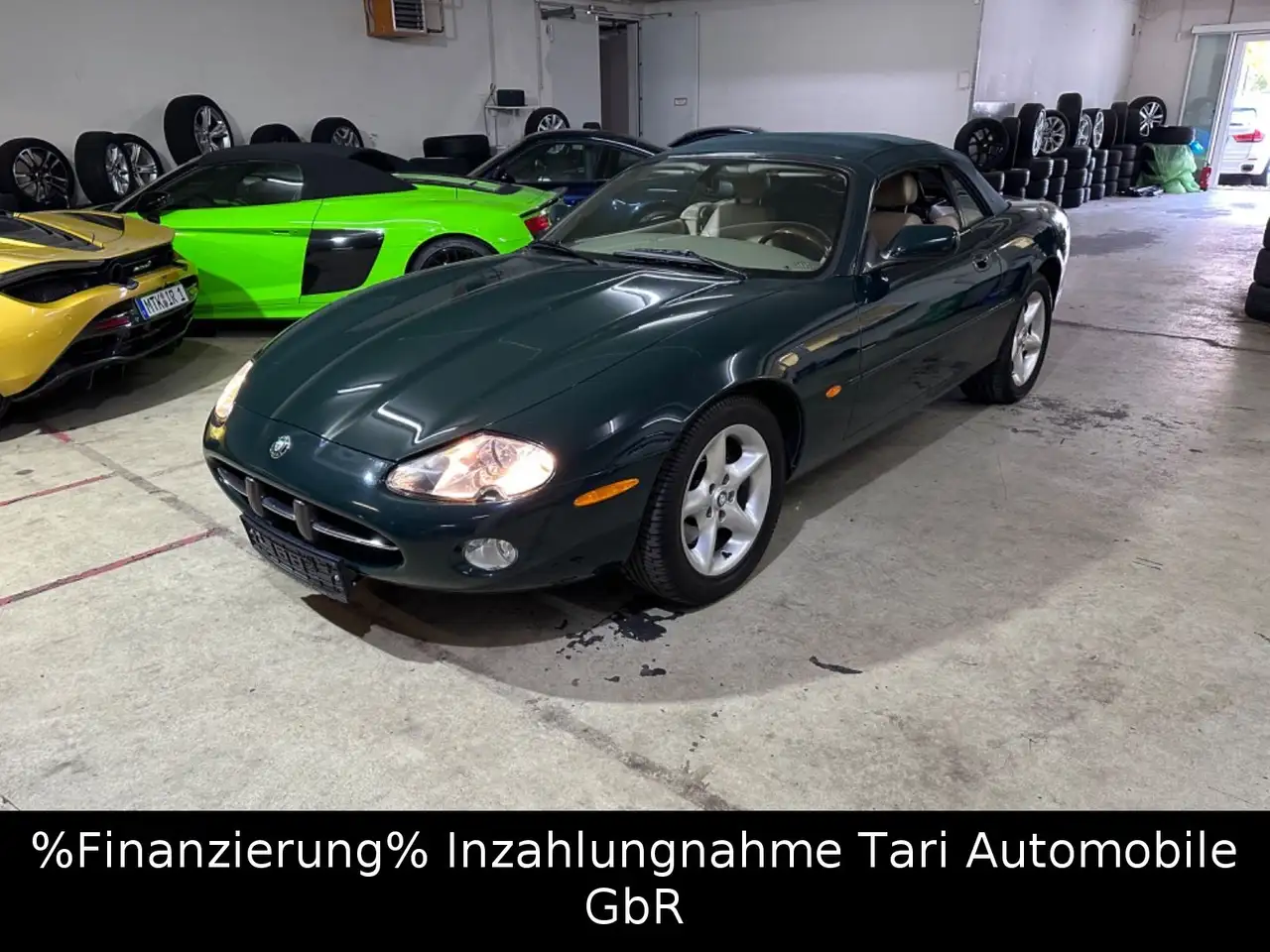 Jaguar XK8 4.0 V8 Cabriolet Grün/Beige **2.Hand*95tkm**, foto 2