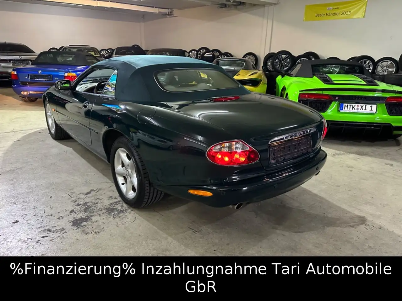 Jaguar XK8 4.0 V8 Cabriolet Grün/Beige **2.Hand*95tkm**, foto 1