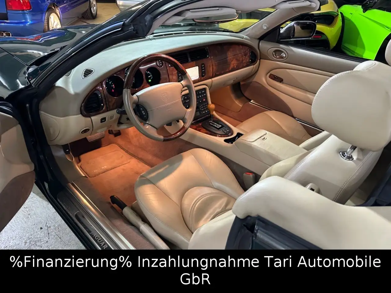 Jaguar XK8 4.0 V8 Cabriolet Grün/Beige **2.Hand*95tkm**, foto 9