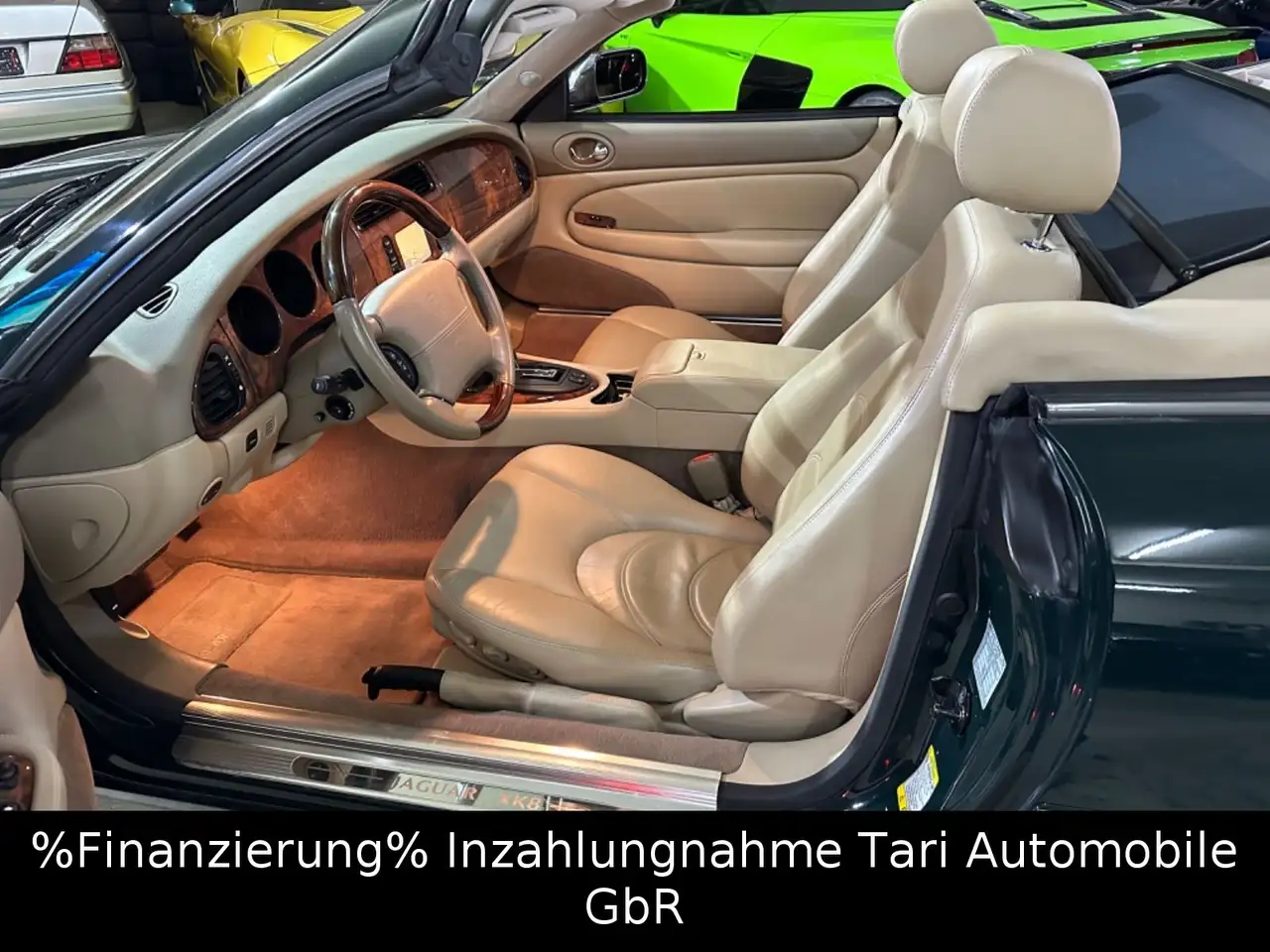 Jaguar XK8 4.0 V8 Cabriolet Grün/Beige **2.Hand*95tkm**, foto 8