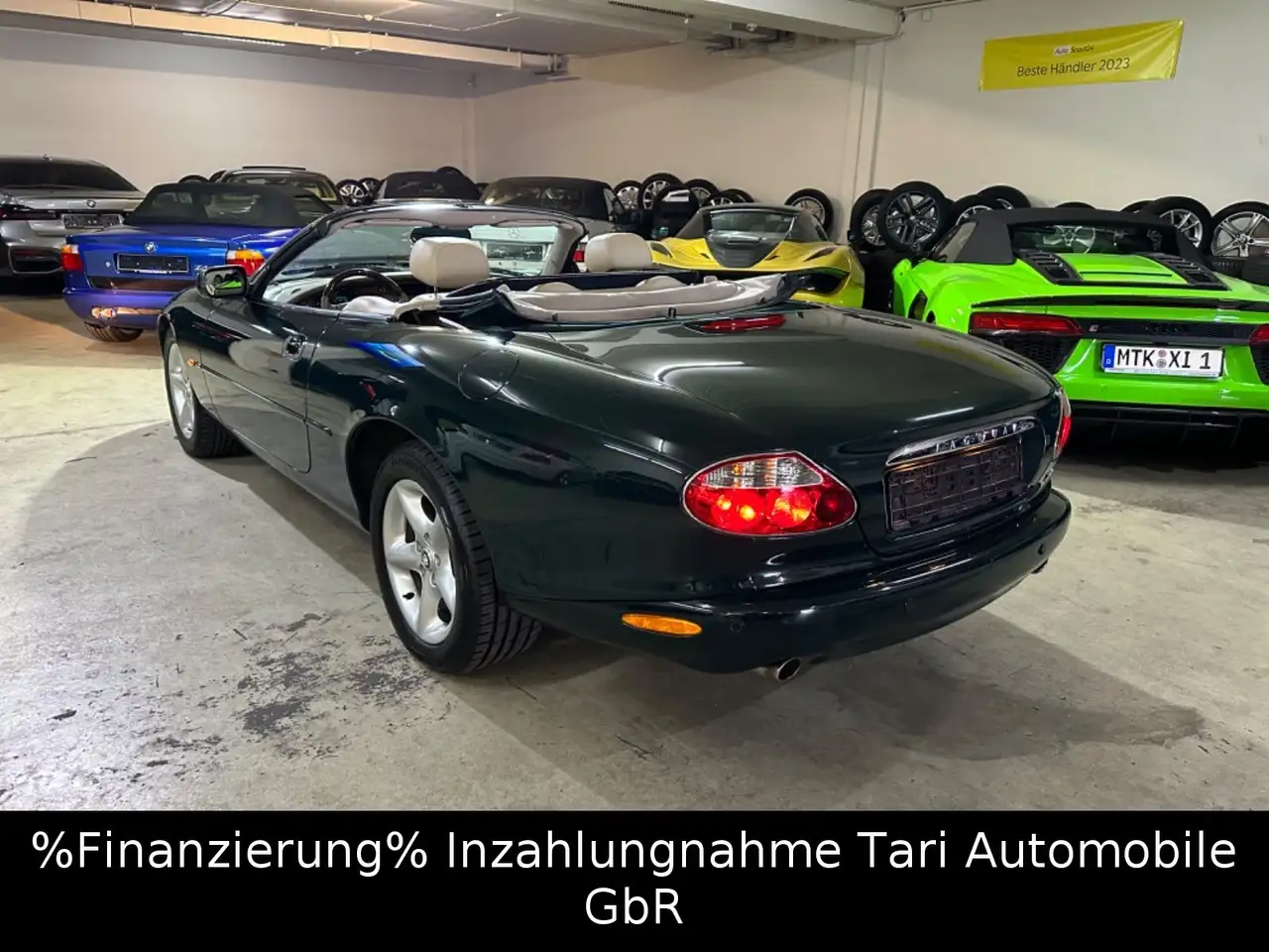 Jaguar XK8 4.0 V8 Cabriolet Grün/Beige **2.Hand*95tkm**, foto 3