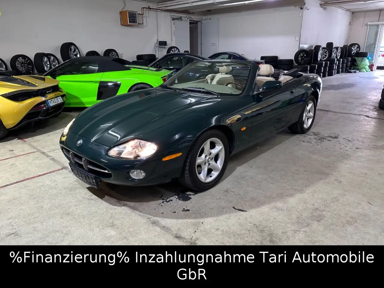 Jaguar XK8 4.0 V8 Cabriolet Grün/Beige **2.Hand*95tkm**, foto 4