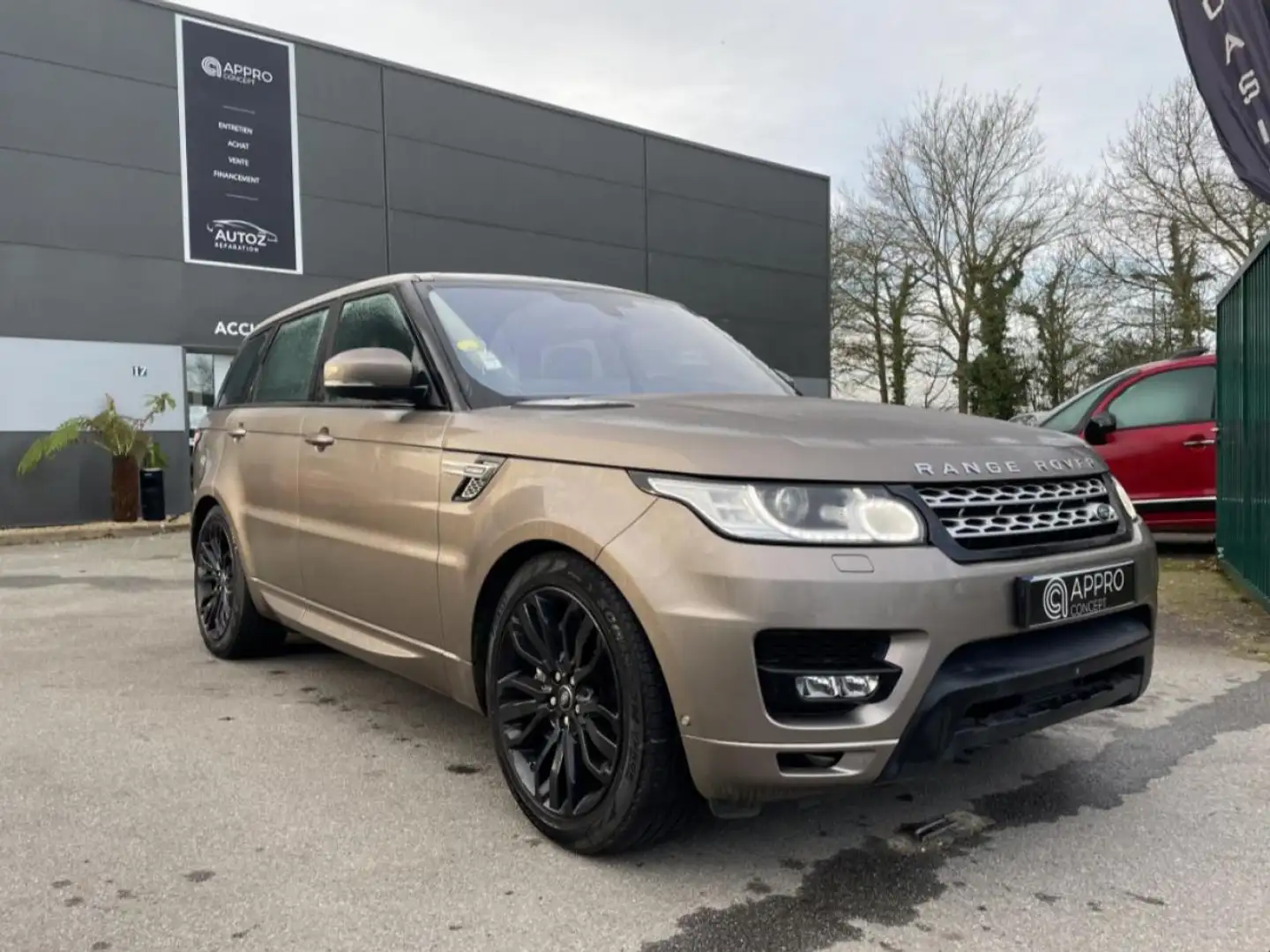 Land Rover Range Rover Sport Range Rover Sport 3.0 SD V6 Hybride - BVA   Autobiography Brun - 2