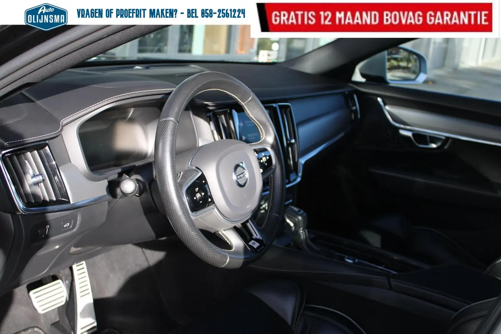 Volvo V90 2.0 T4 R-design Business Sport|memory|stoelverwarm Noir - 2