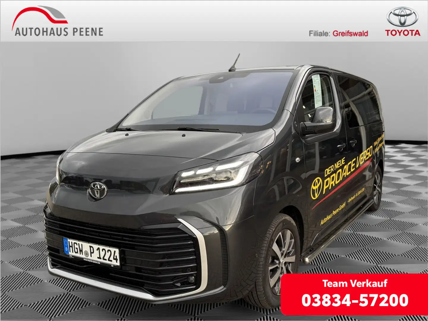 Toyota Proace Verso 2.0 L1 Team Deutschland NAVI ACC Grau - 1