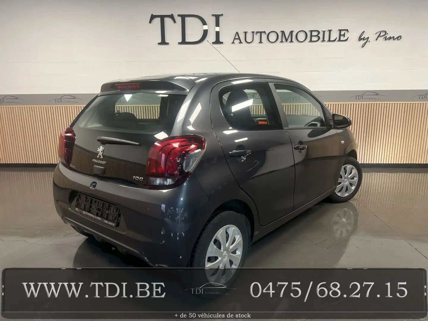 Peugeot 108 *1.0 VTi*48.000km*Boite Automatique*Garantie*✔ Grijs - 2