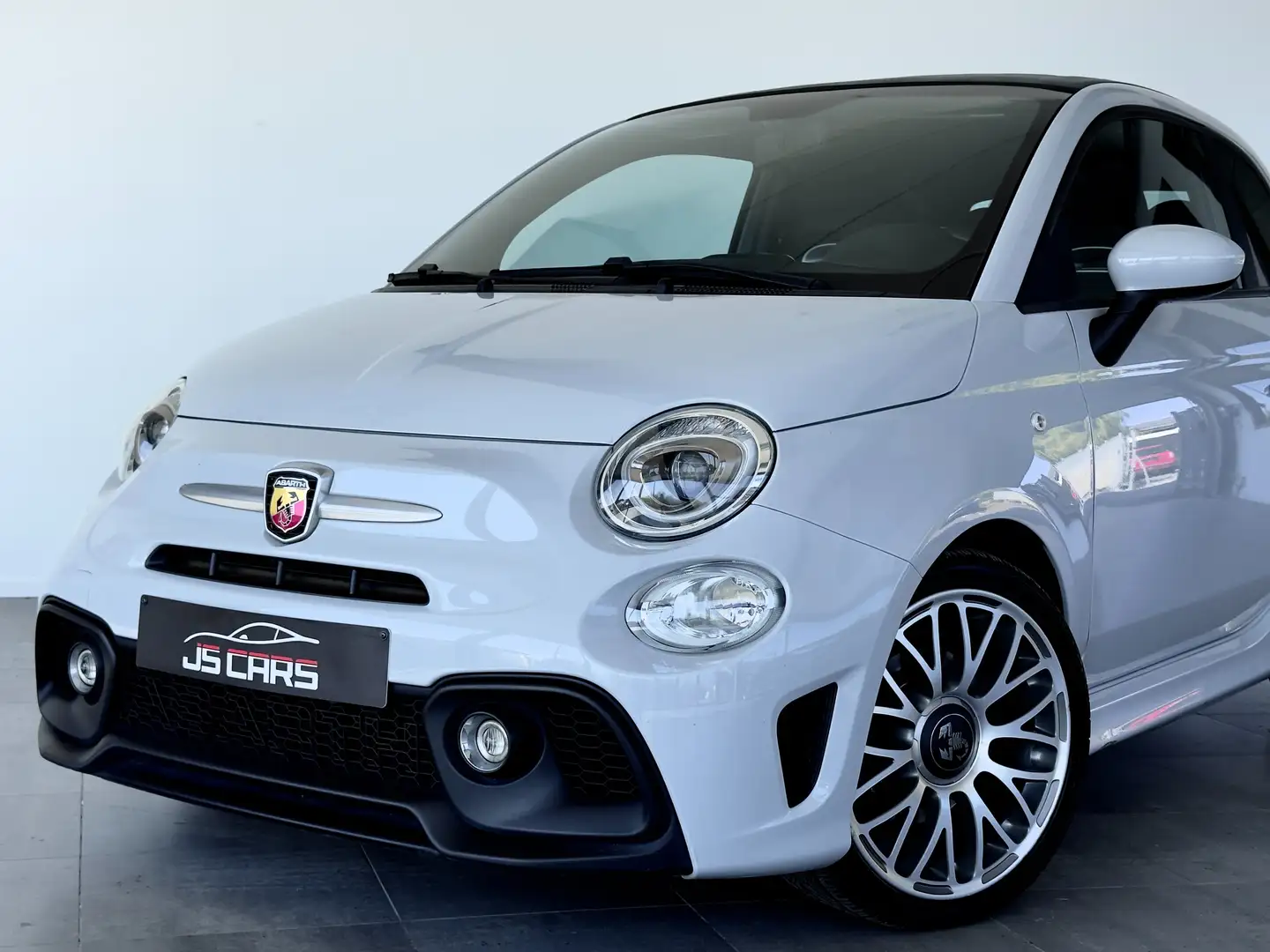 Abarth 595C 1.4 T-JET*CABRIO*GPS*JANTES 17*AIRCO*PDC* Gris - 2
