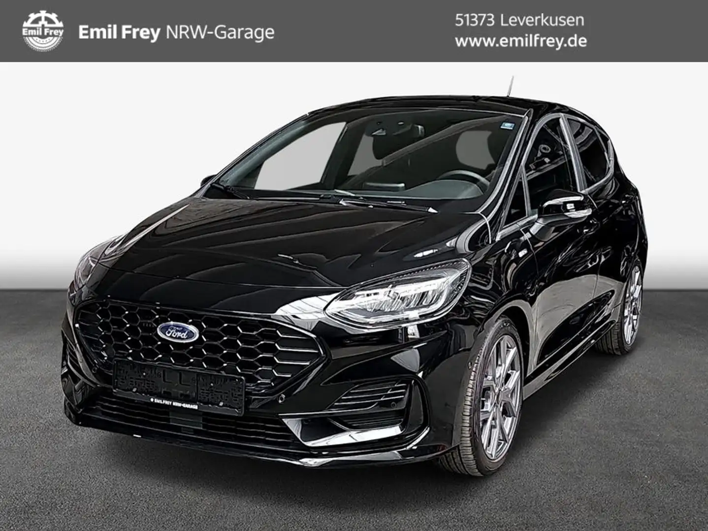 Ford Fiesta 1.0 EB Hybrid Aut. ST-LINE, Navi,, PDC Schwarz - 1