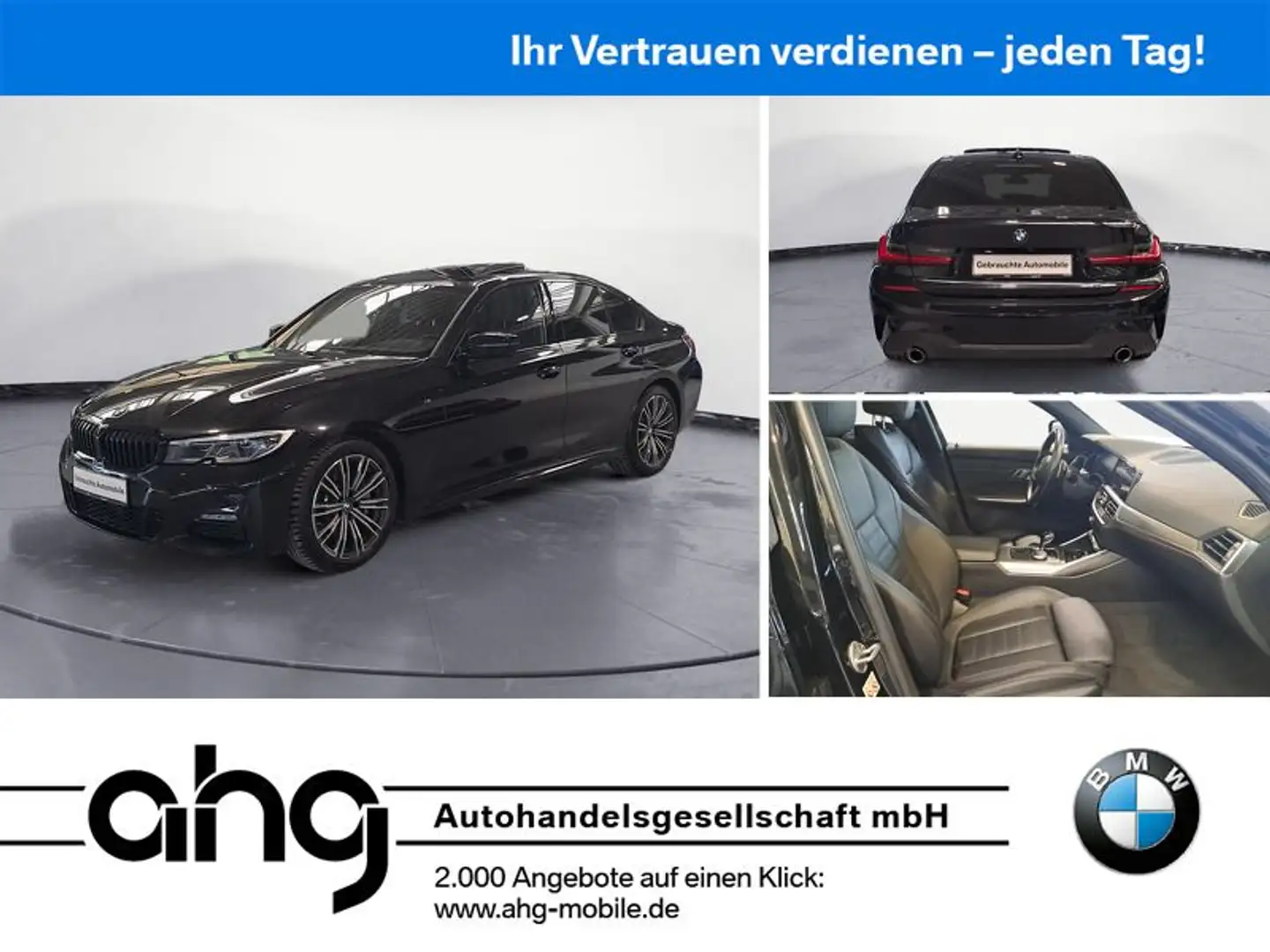 BMW 330 i M Sport Innovationspaket Laserlicht Memorys Schwarz - 1