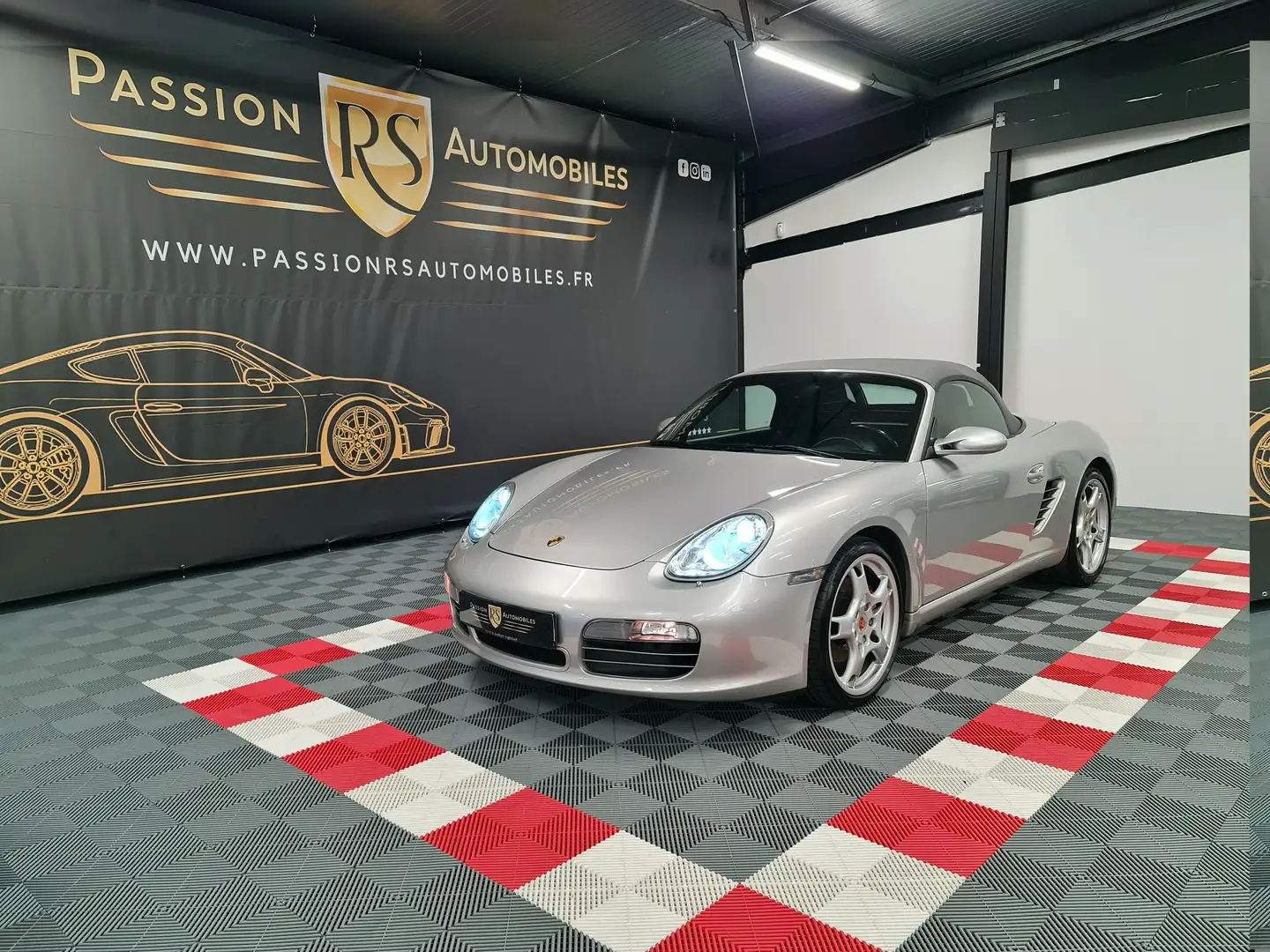 Porsche Boxster PORSCHE BOXSTER S 987 3.2L 280CV Gris - 1
