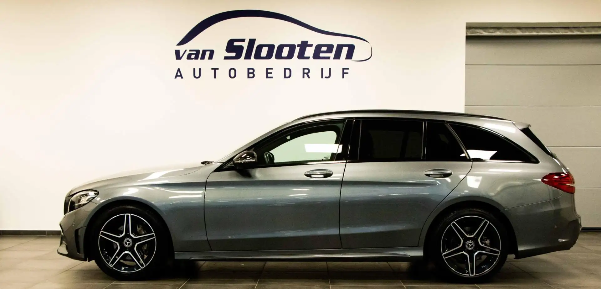 Mercedes-Benz C 180 Estate Business Solution AMG| Autom 9G | Cruise | Grijs - 2