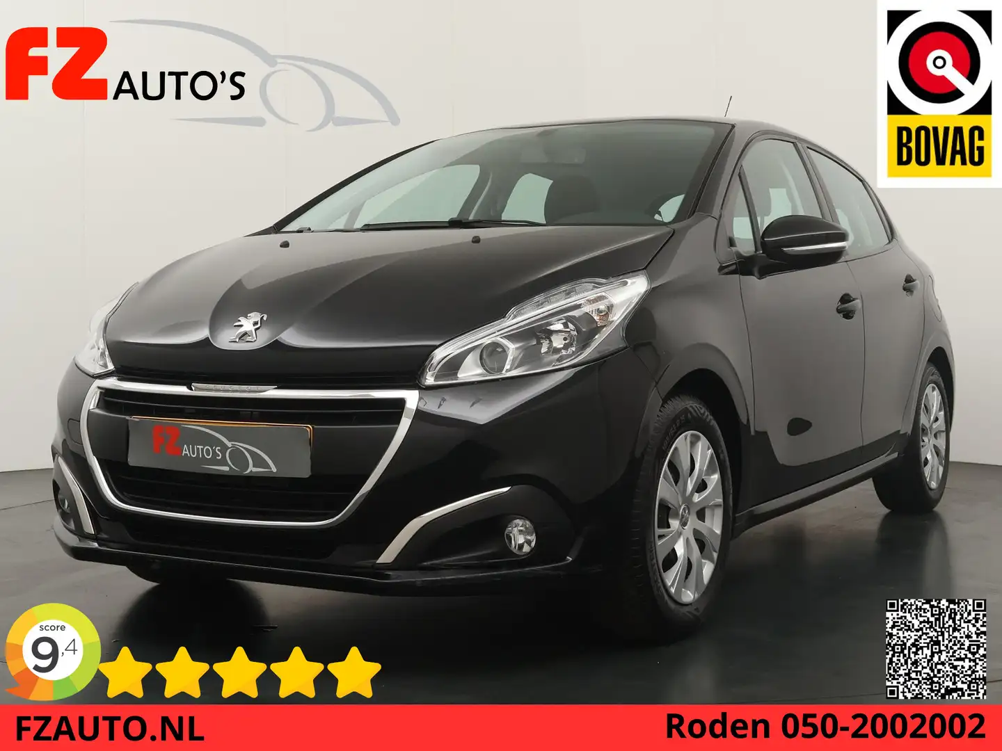 Peugeot 208 1.2 PureTech Blue Lease Active - 59.747 KM - Metal Schwarz - 1