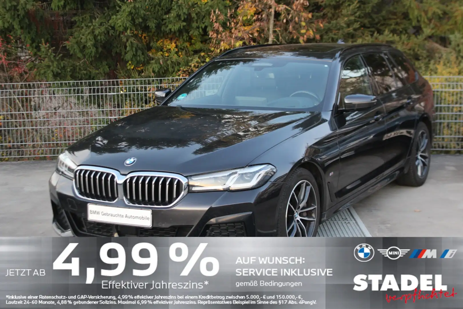 BMW 530 d Tour. M Sport Navi.LED.ACC.Standhz.HuD.Pano Grau - 1