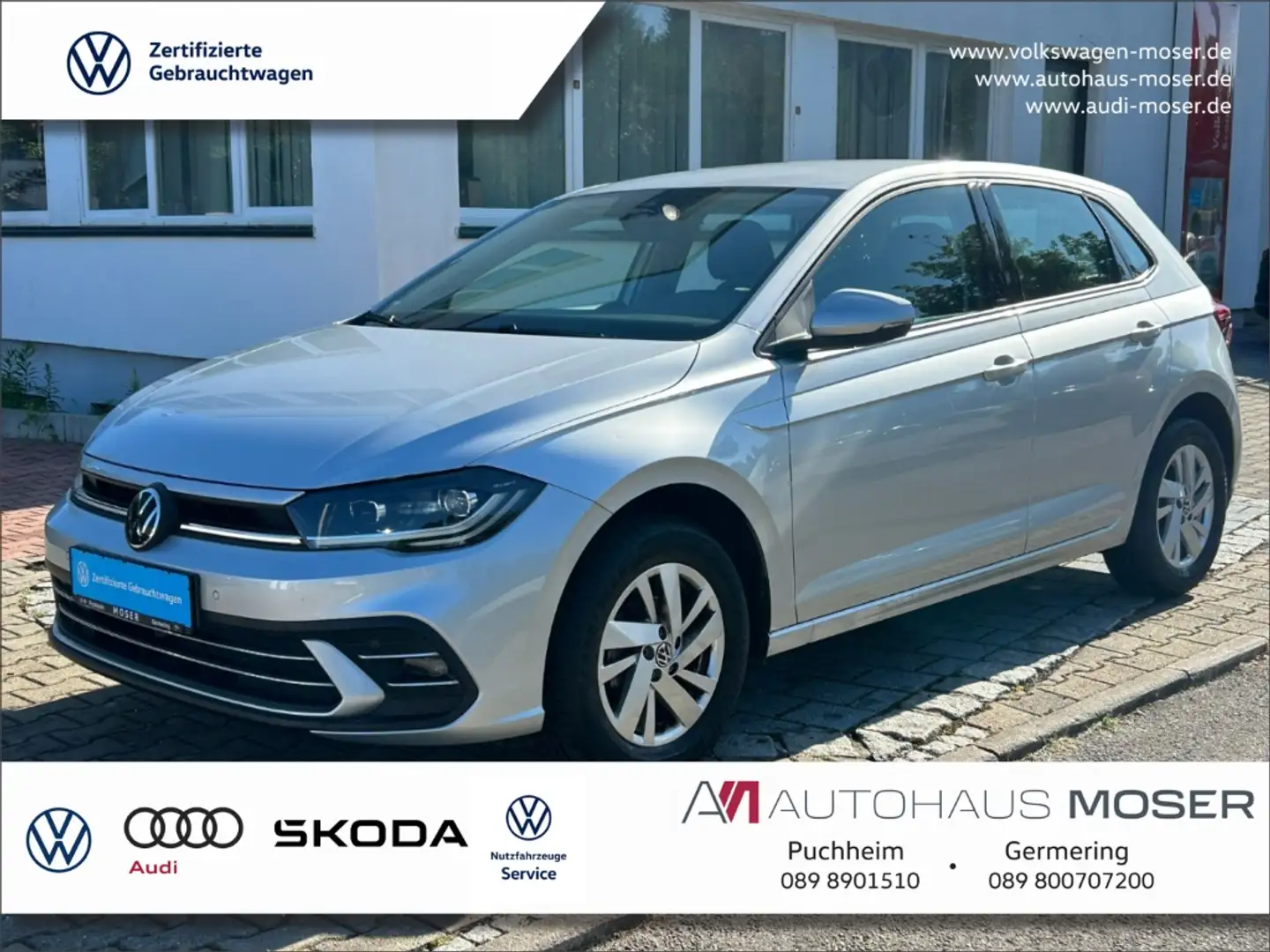 Volkswagen Polo 1.0TSI Style - CLIMATRONIC*PDC*MTRX*1.HD!!! Silber - 1