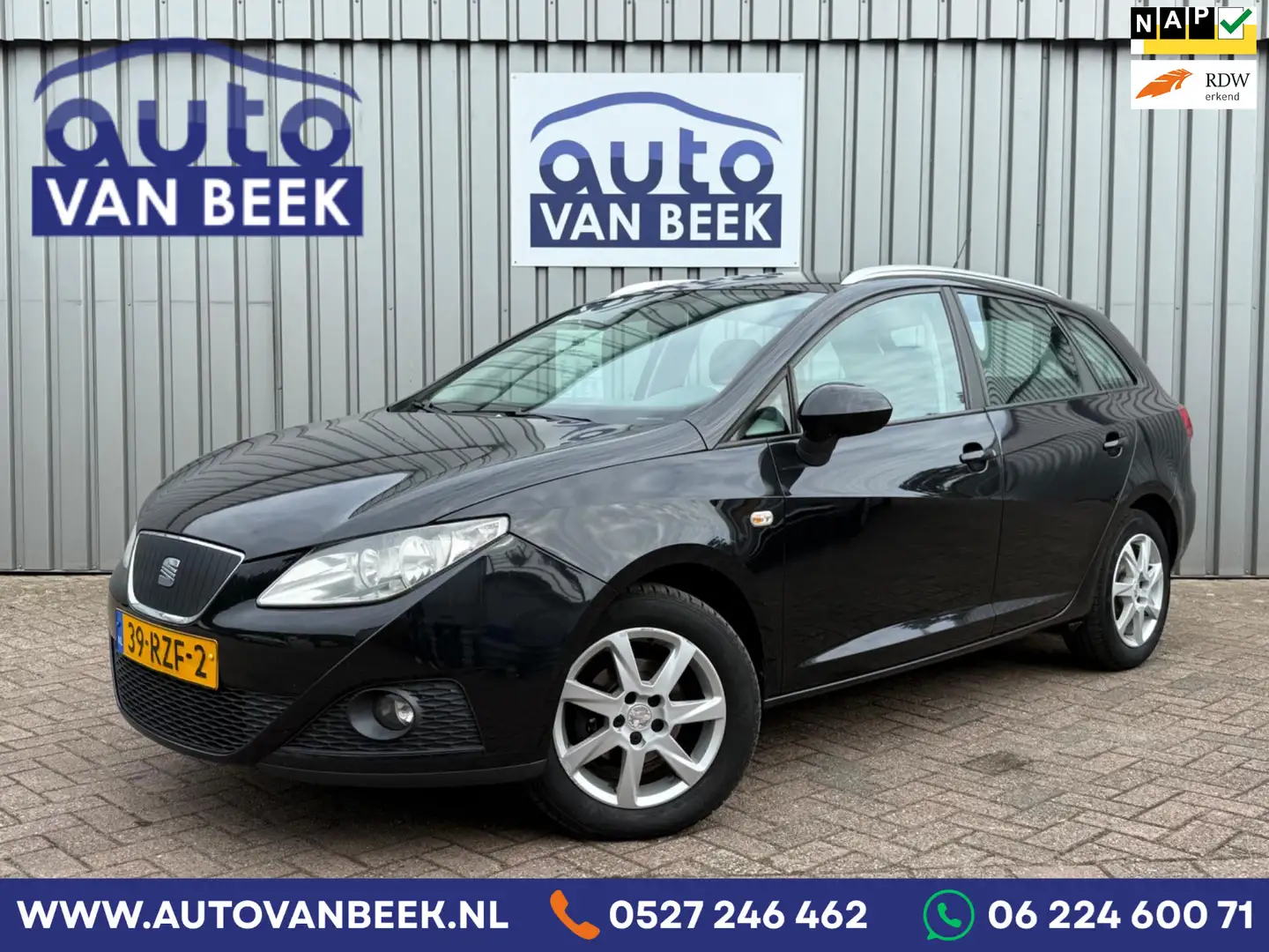 SEAT Ibiza ST 1.2 TDI Style Ecomotive|Trekhaak|Export Schwarz - 1