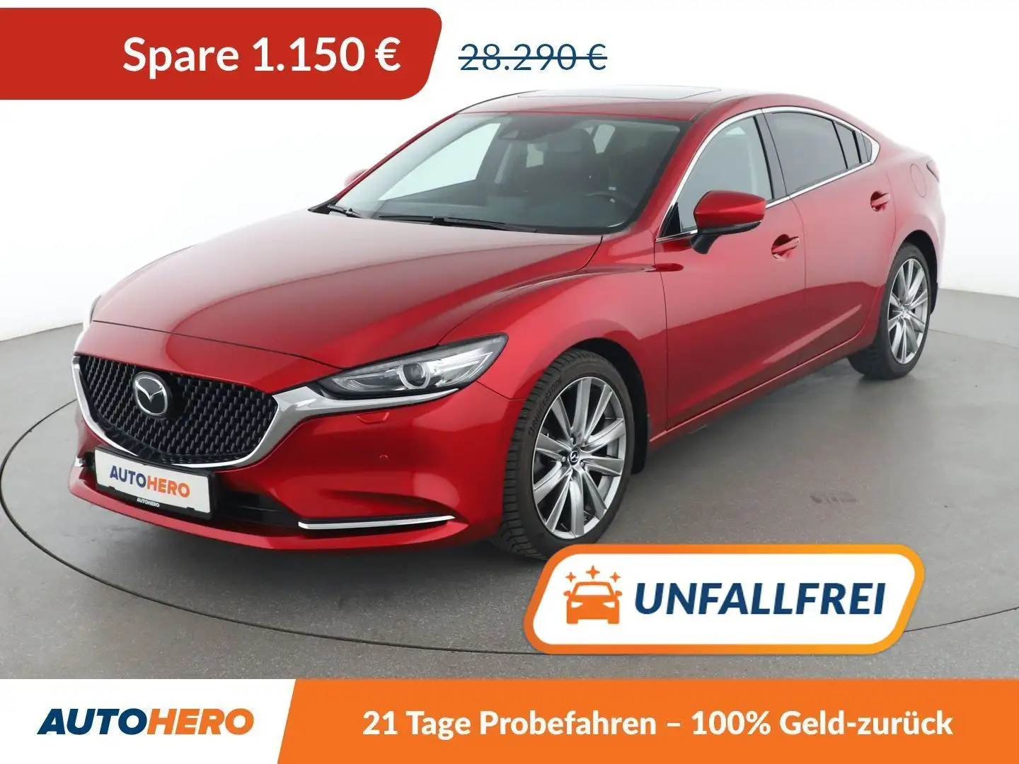 Mazda 6 2.5 Sports-Line Aut.*NAVI*LED*360CAM*SHZ*LHZ*ALU* Rot - 1