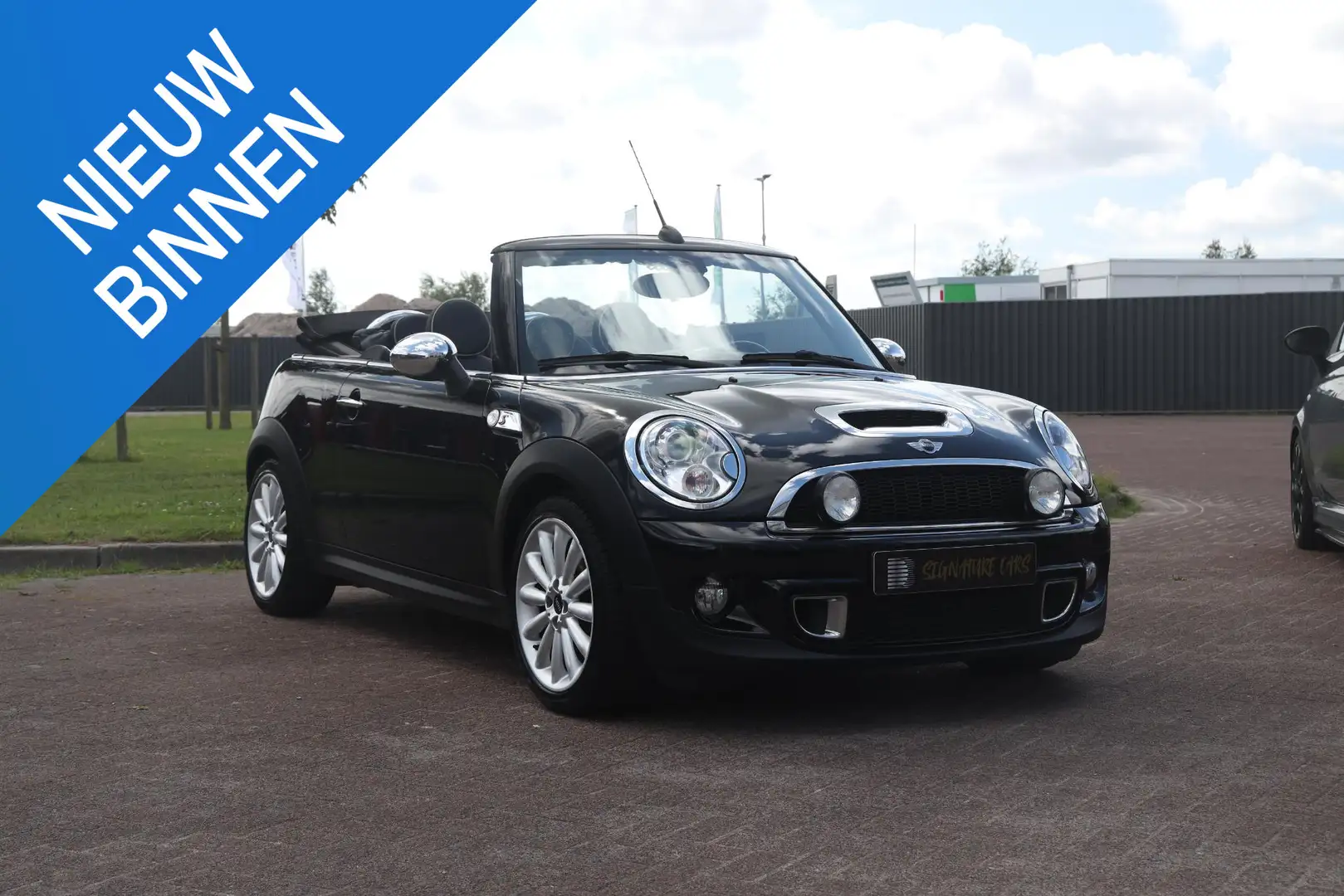 MINI Cooper S Cabrio Mini 1.6 Navi, Leer, Automaat, PDC, Xenon Czarny - 1