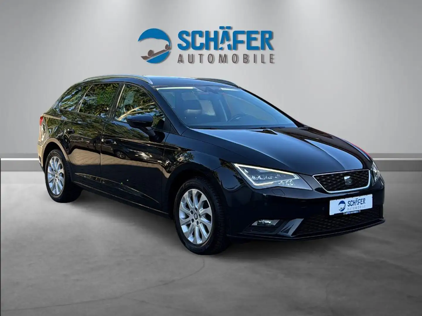 SEAT Leon ST 2.0 Style #LED #NAV #SHZ #PDC Zwart - 2