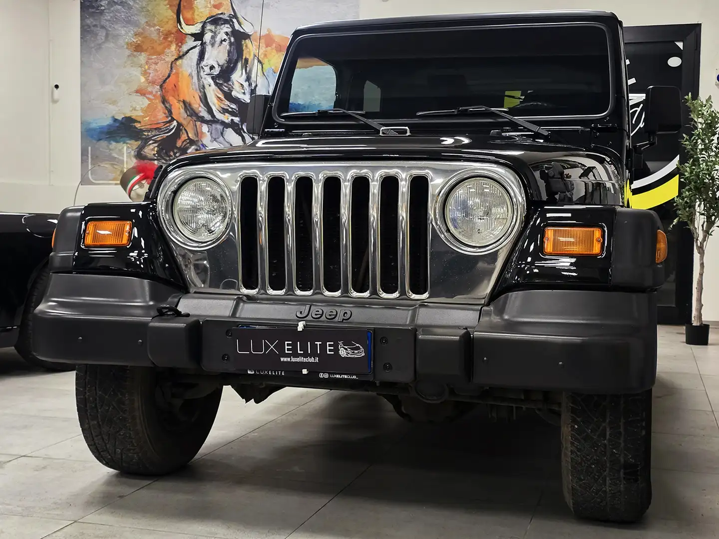 Jeep Wrangler II 2.5 SPORT HARD+SOFT TOP_UNICO PROPRIETARIO_ASI Schwarz - 1