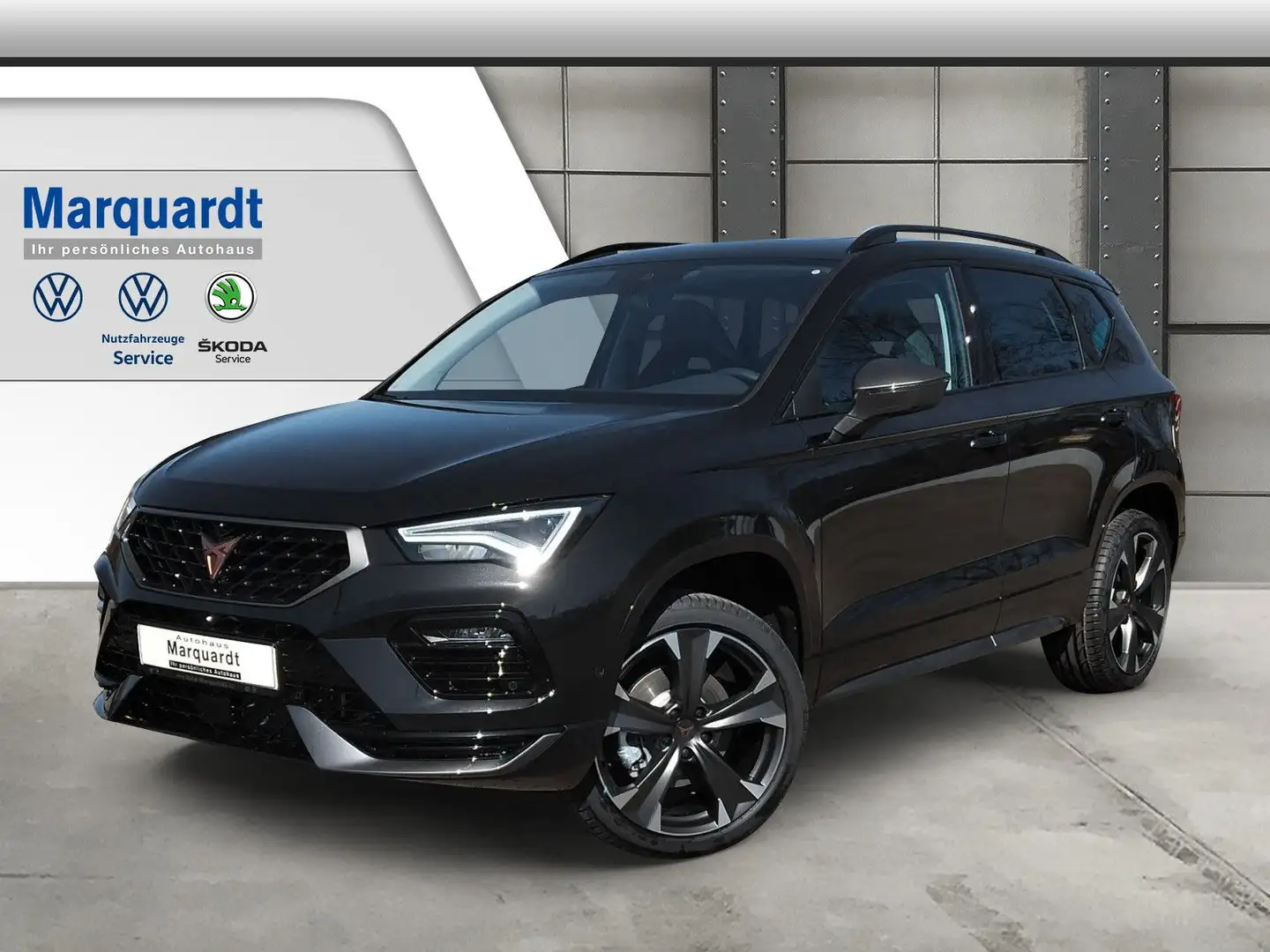 CUPRA Ateca 2.0 TSI Navi 19"Pano ACC 5 J.Gar.XL Side Чорний - 1