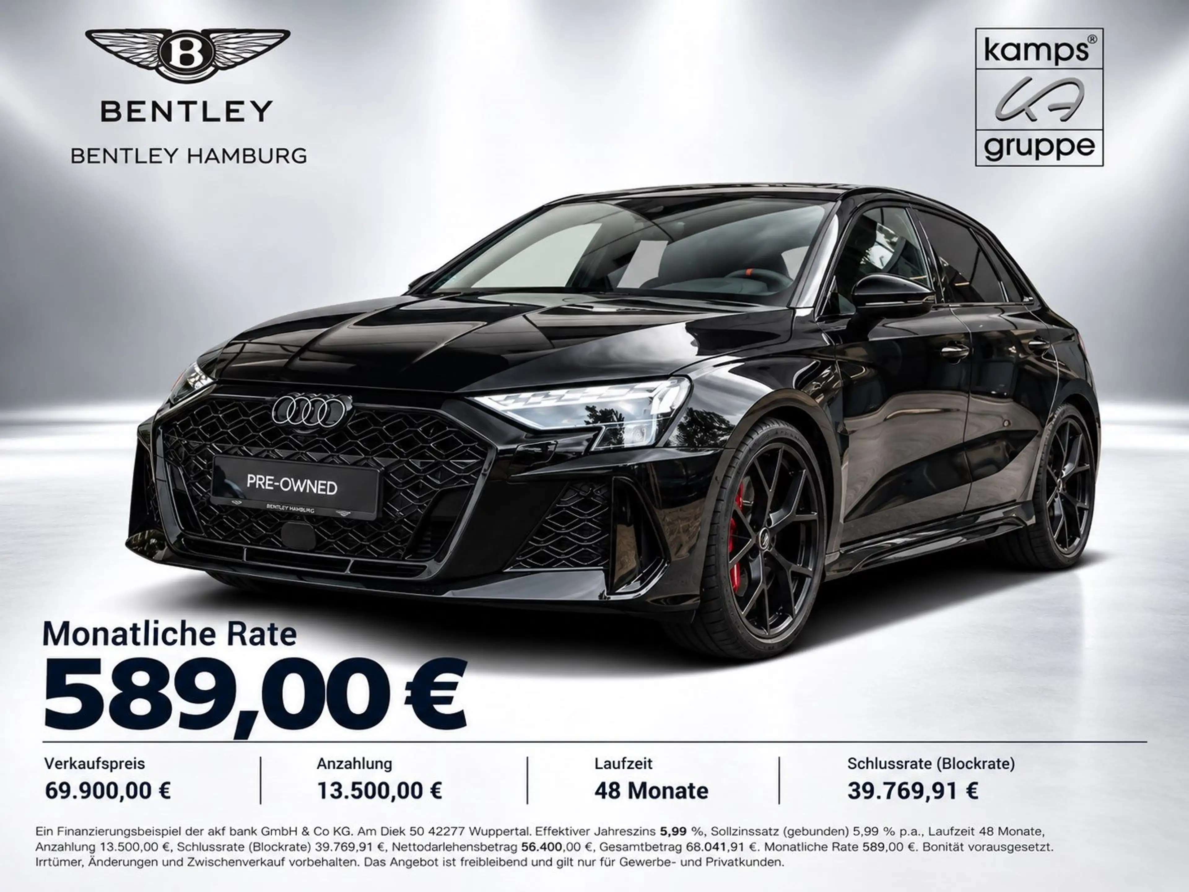 Audi RS3 Sportback *Keramik*290Vmax*SONOS*