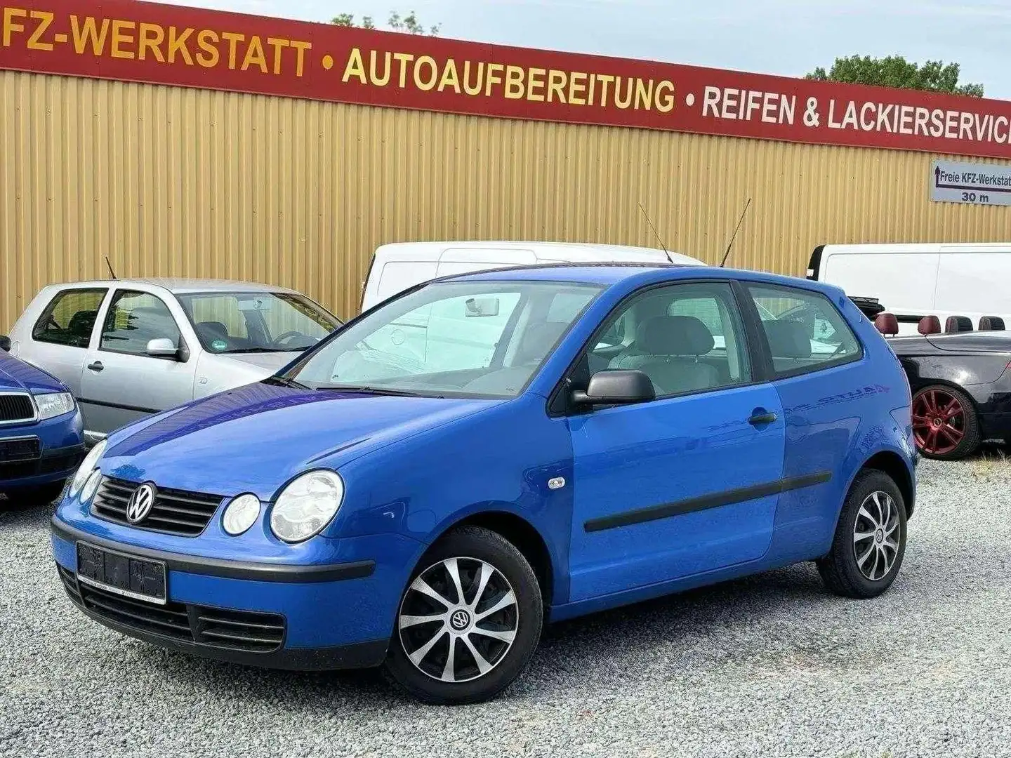 Volkswagen Polo 1.4 Sitzheizung,Ölservice+TÜV+AU-NEU Blauw - 1