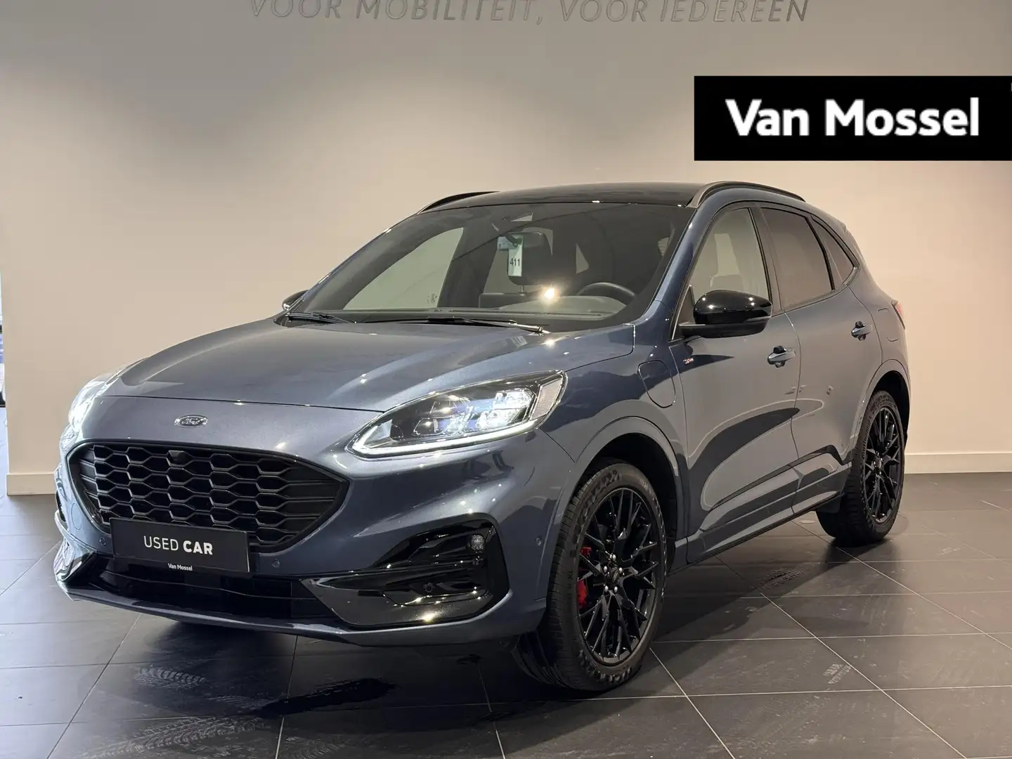 Ford Kuga 2.5i PHEV ST-Line X Black Pack - Driver assist Blauw - 1