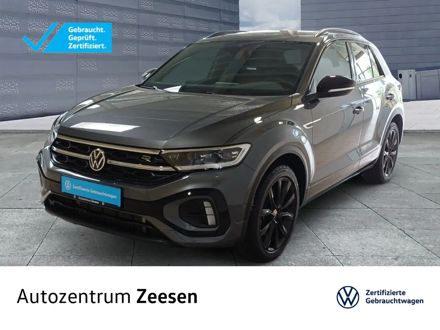 Volkswagen T-Roc 2.0 TSI R-Line 4MOTION DSG+DAB+USB+DWA+SHZ Klima Gris - 1