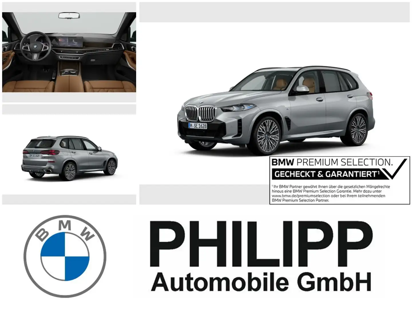 BMW X5 xDrive30d M Sport 22" AHK PANO h/k Ad-LED DA Grau - 1