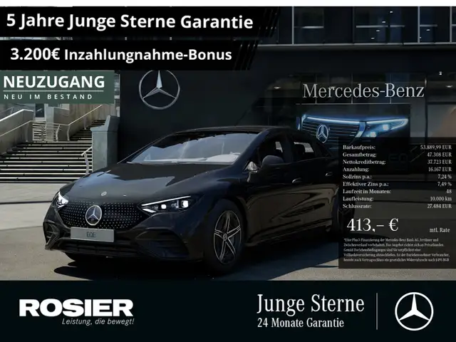 Mercedes-Benz EQE 500 4M AMG Sport Premium+ Hyperscreen HUD